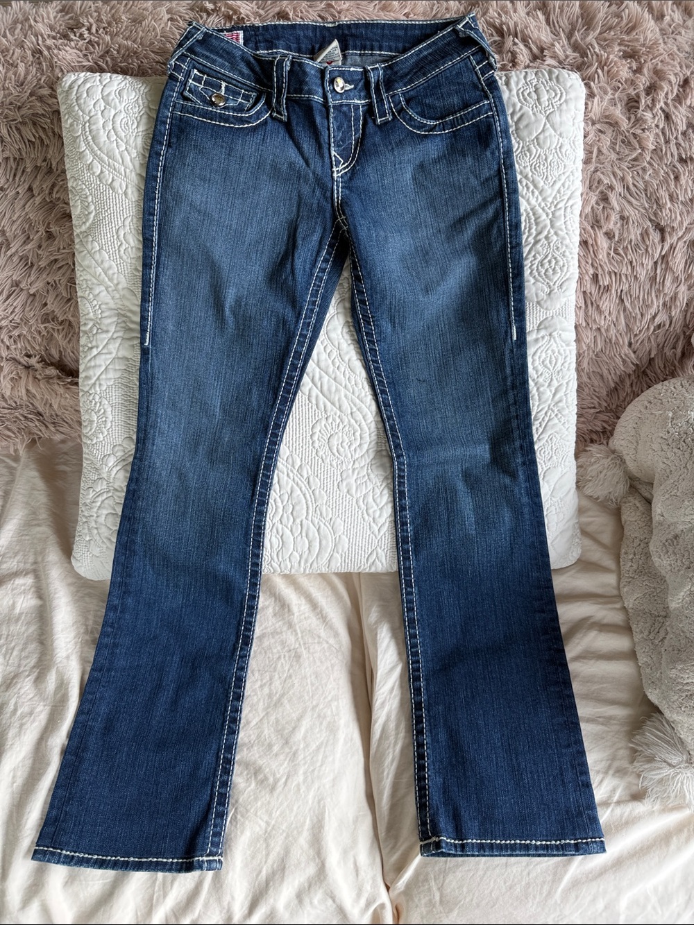 Women’s Dark Blue Bootcut Jeans True Religion disco